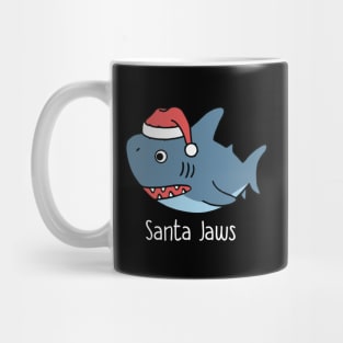Cute Santa Jaws Funny Santa Claus Shark L:over Gift Mug